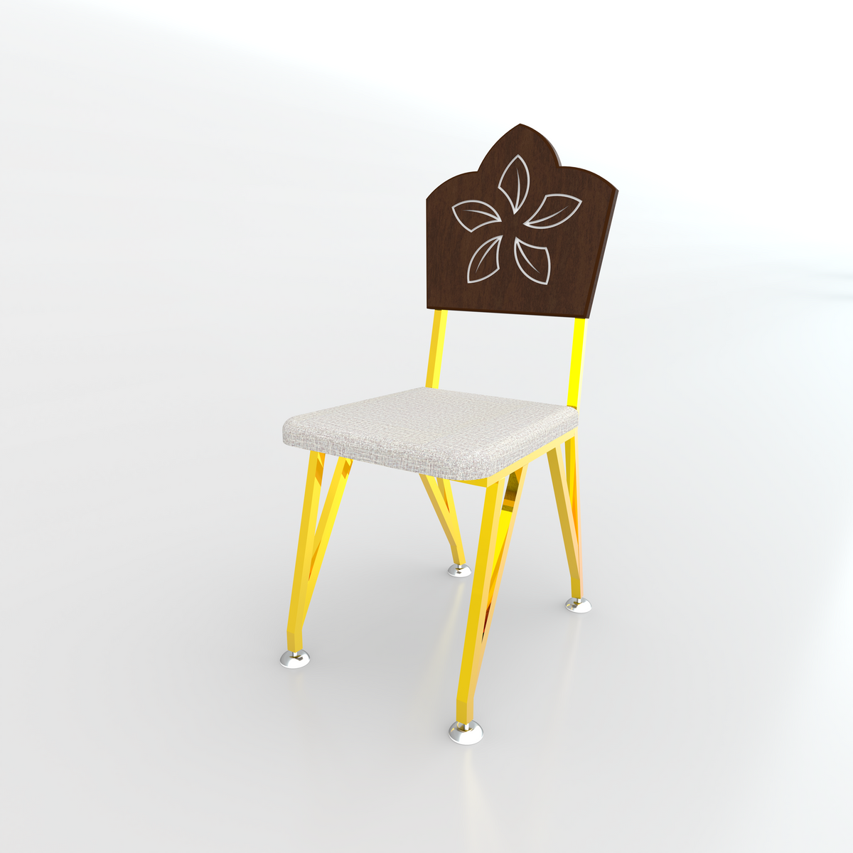 Remify Dining Chair - Golden - image 1
