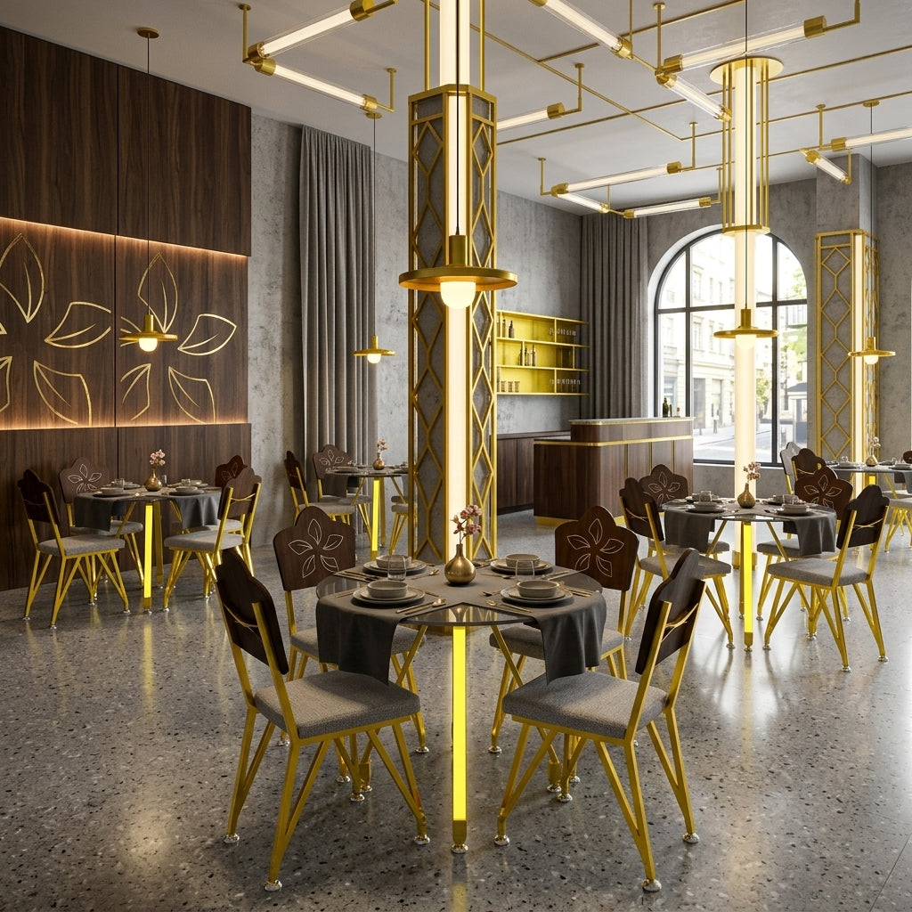 Remify Round Dining Table - Gallery - image 3