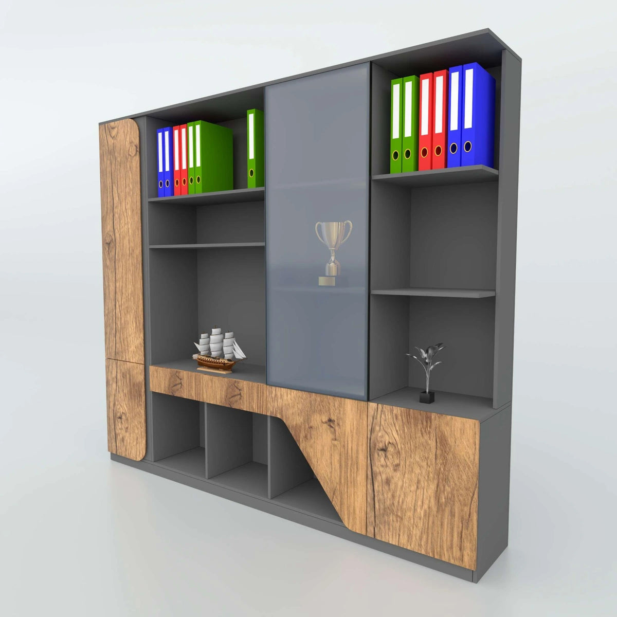 Verso Luxury File Cabinet Storage - Graphite - image 3