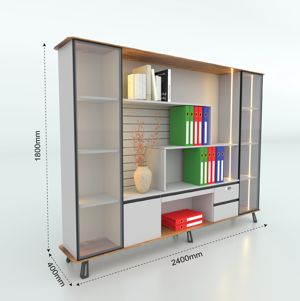 Trapez Luxury File Cabinet Desk - Standard - image 5