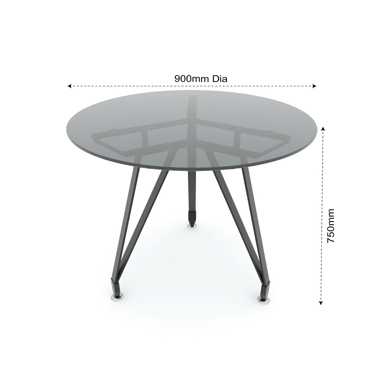 Remify Round Dining Table - Gallery - image 7