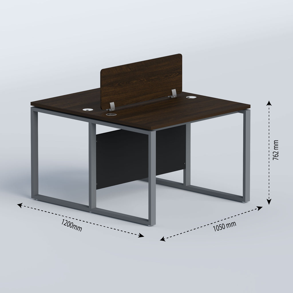  Two-seater Workstation