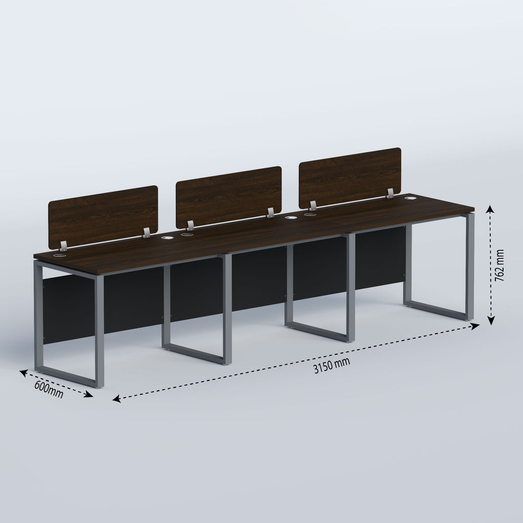 Three-seater Workstation