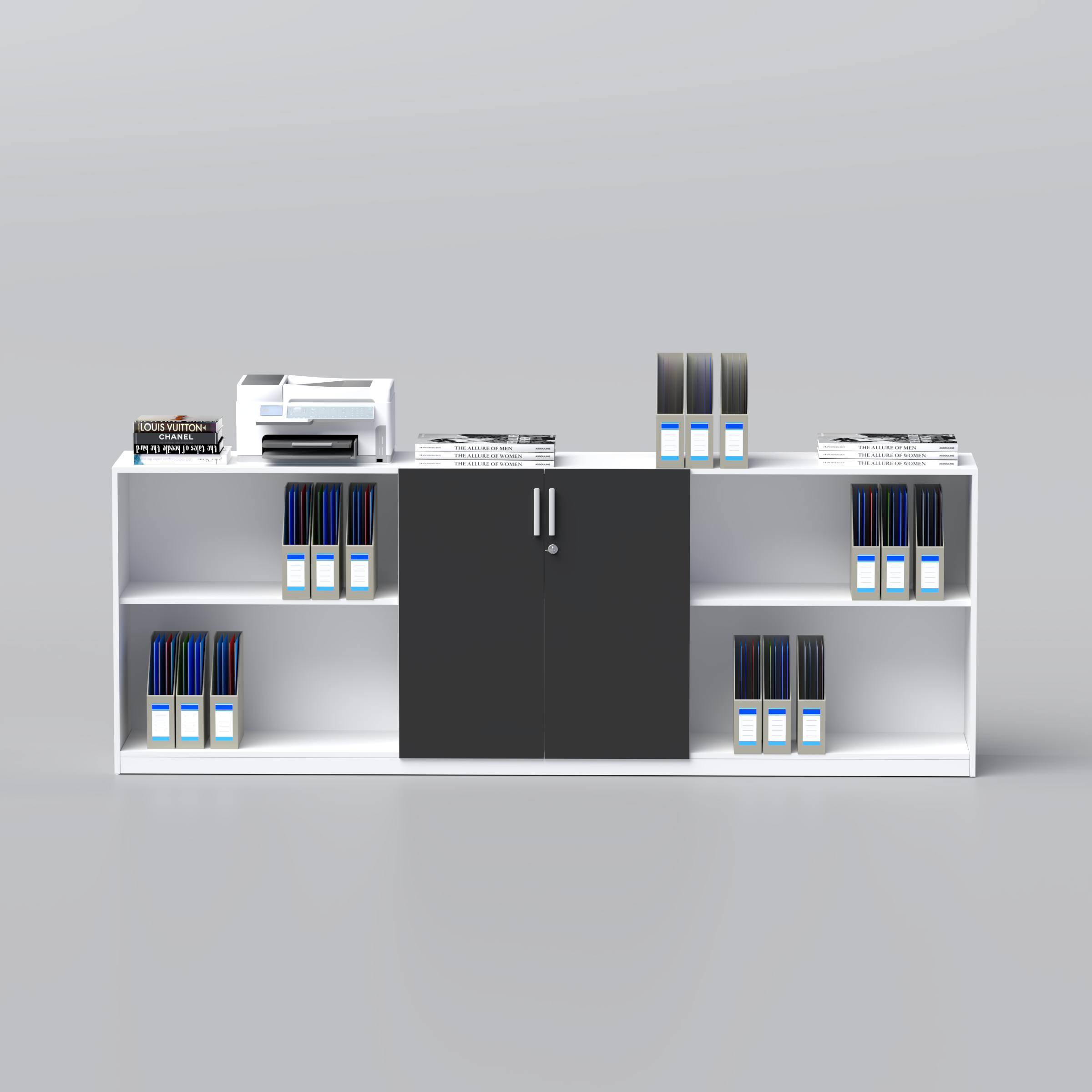 Caylo Low Height Cabinet – Functional storage with ample space for decor and household items.