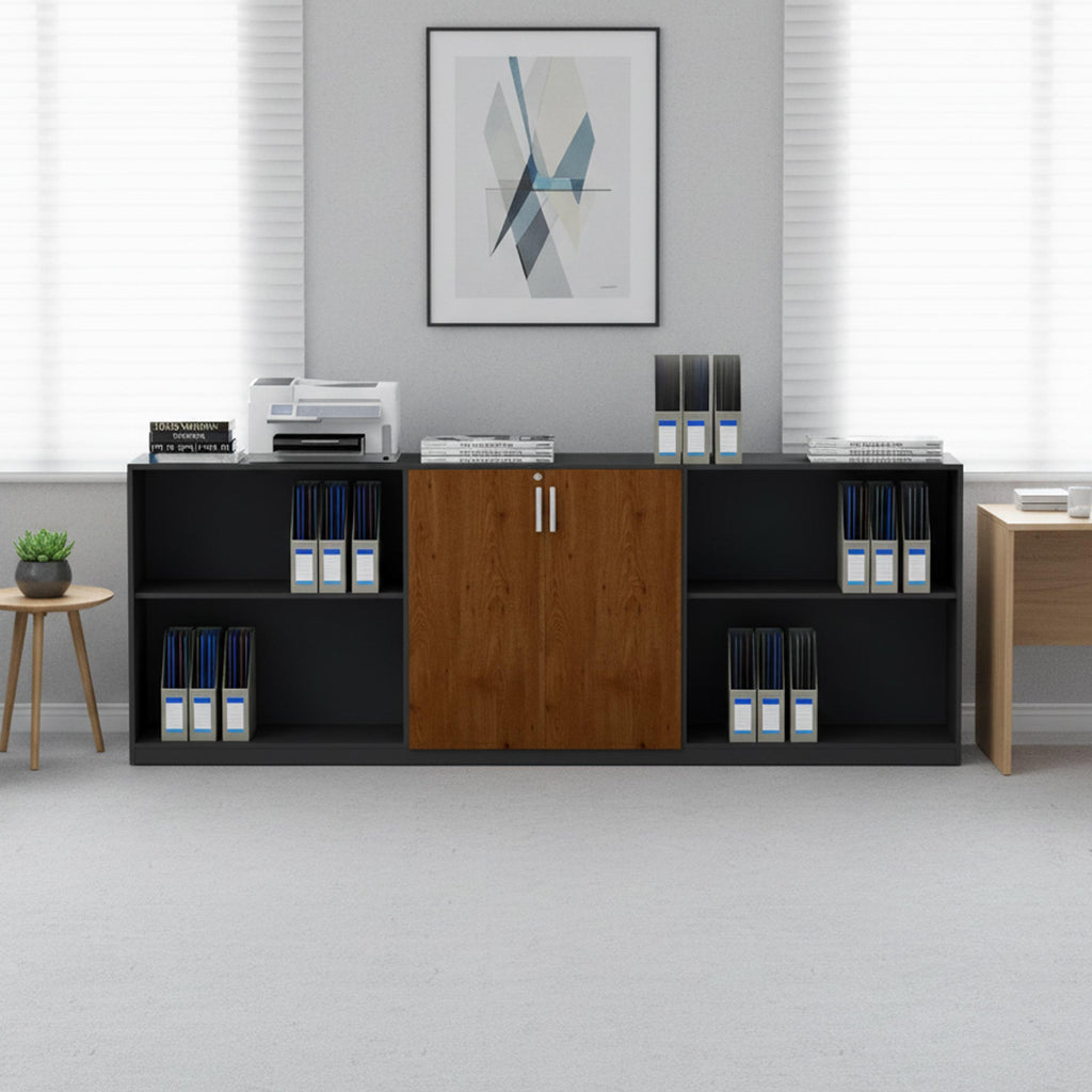 Caylo Low Height Cabinet – Stylish and functional storage for modern living rooms and bedrooms.