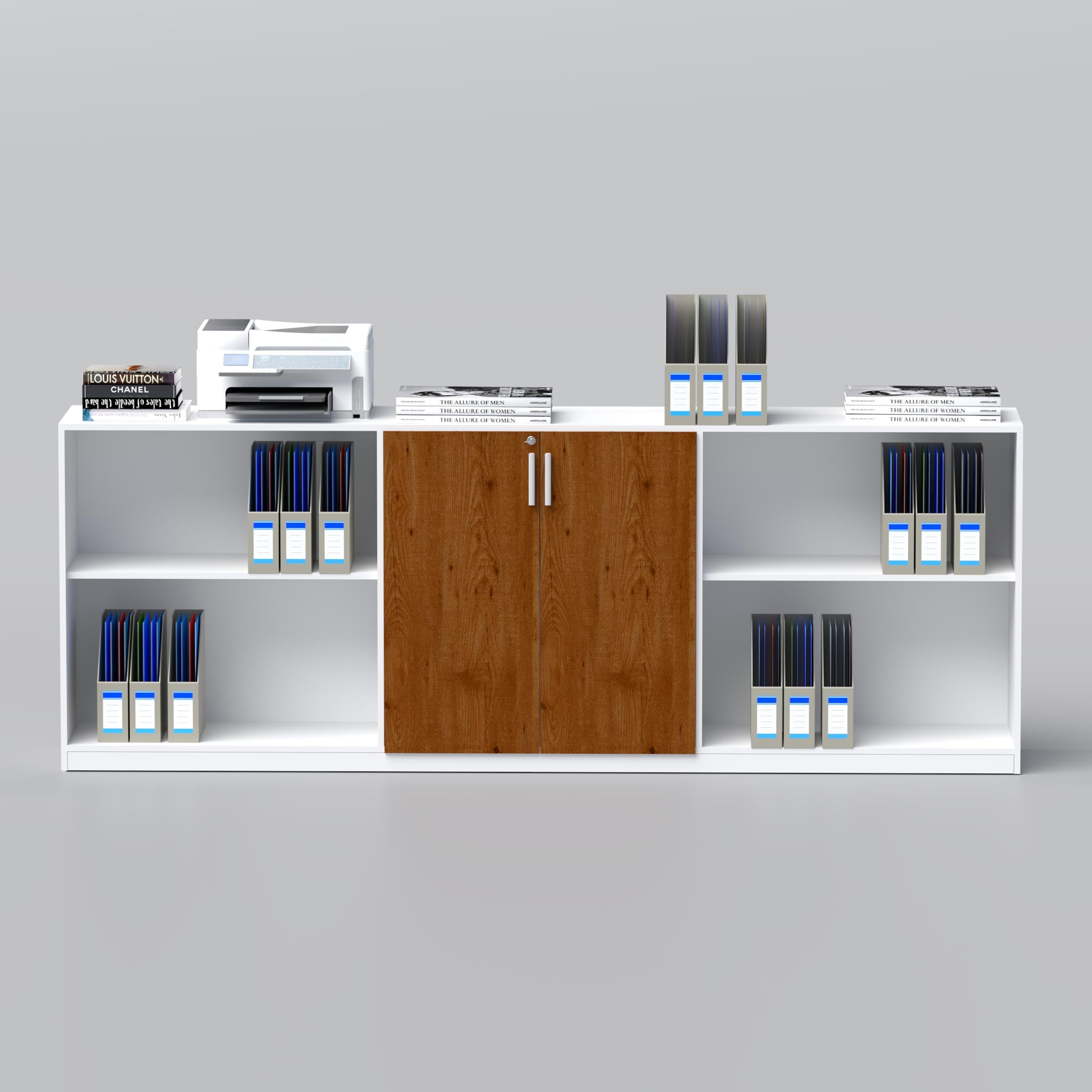 Caylo Low Height Cabinet – Functional storage with ample space for decor and household items.