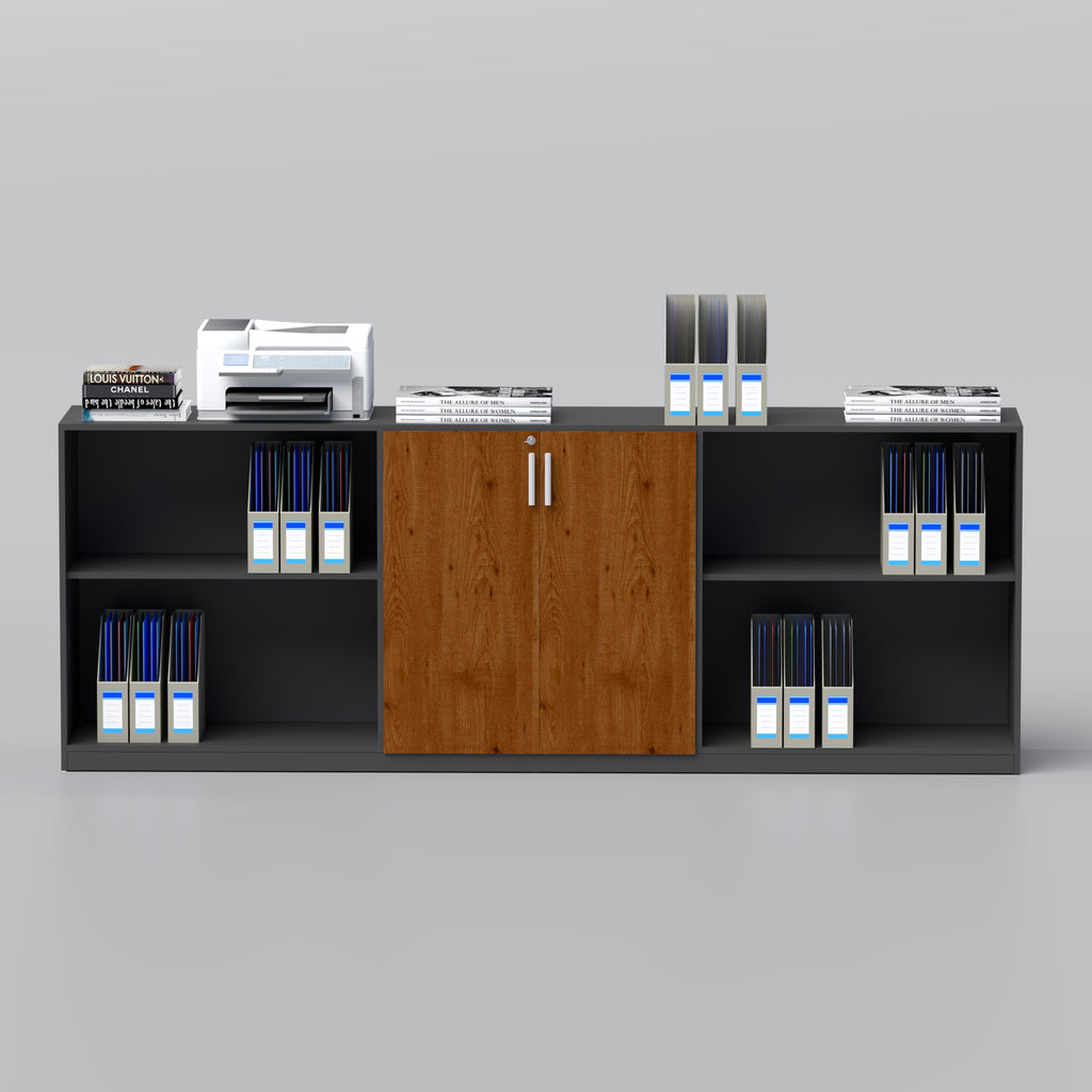 Caylo Low Height Cabinet – Modern, low-profile storage unit for a sleek and organized home.