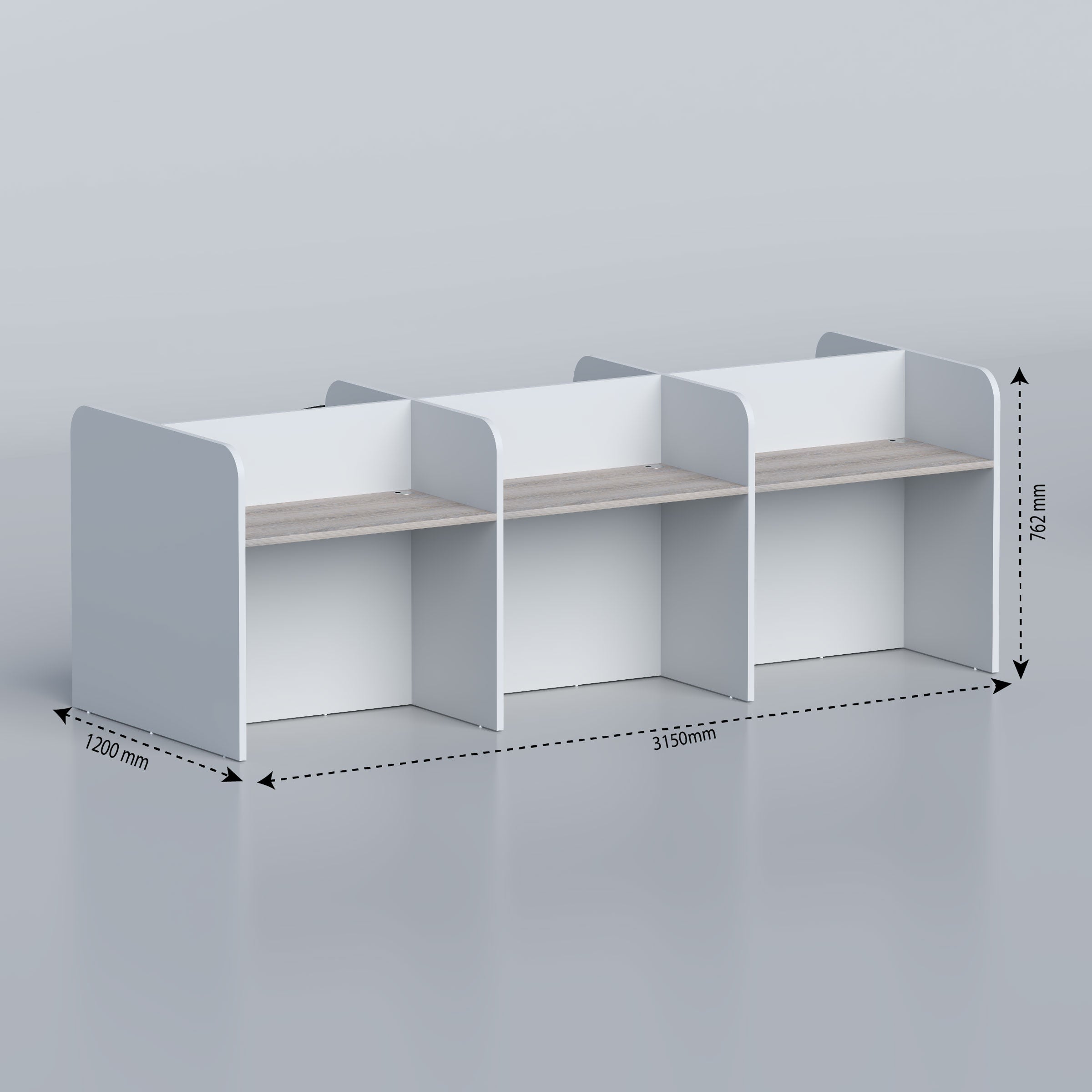 Six seater Workstation