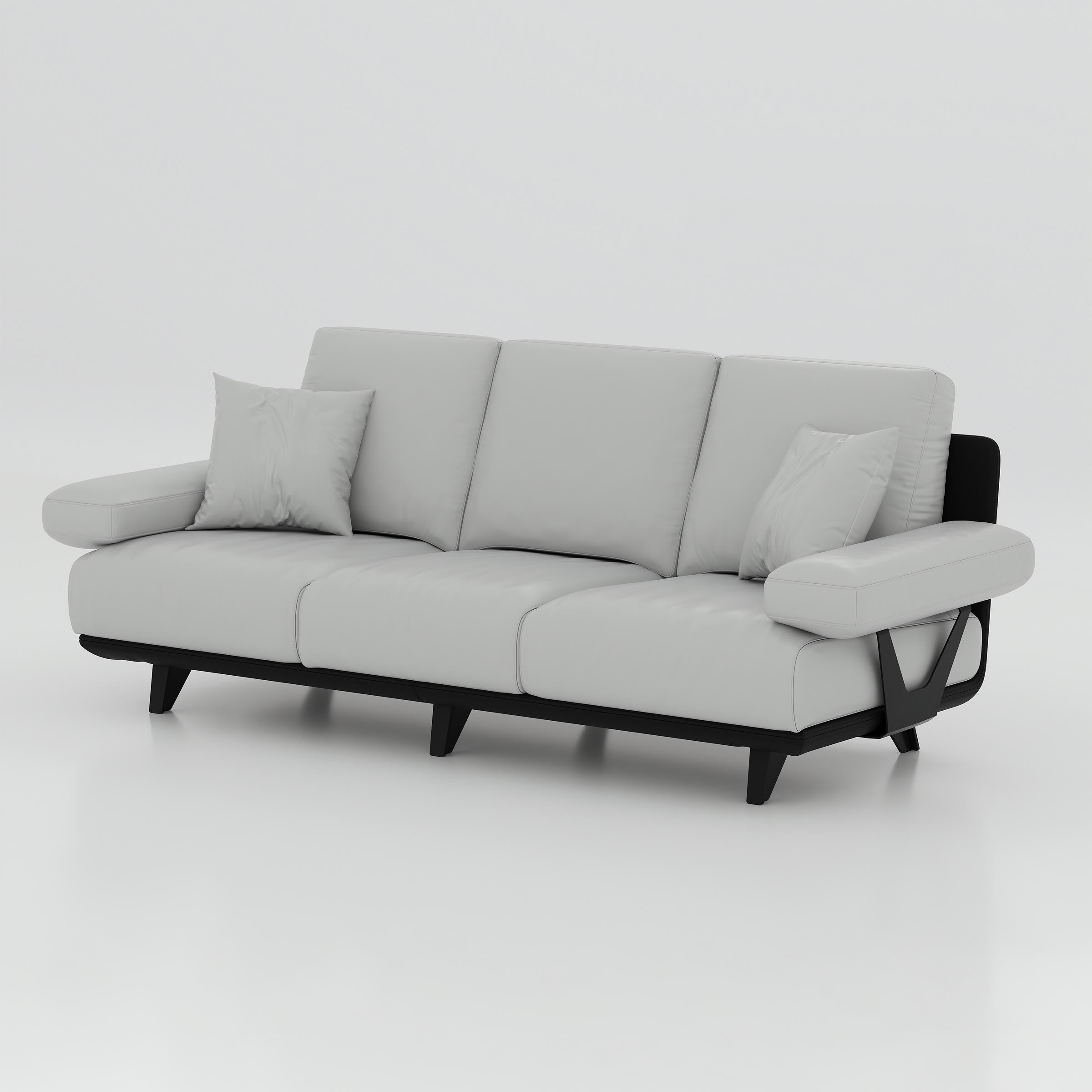 Modern Evelo 3 seater sofa for office reception, executive cabin, and client waiting room