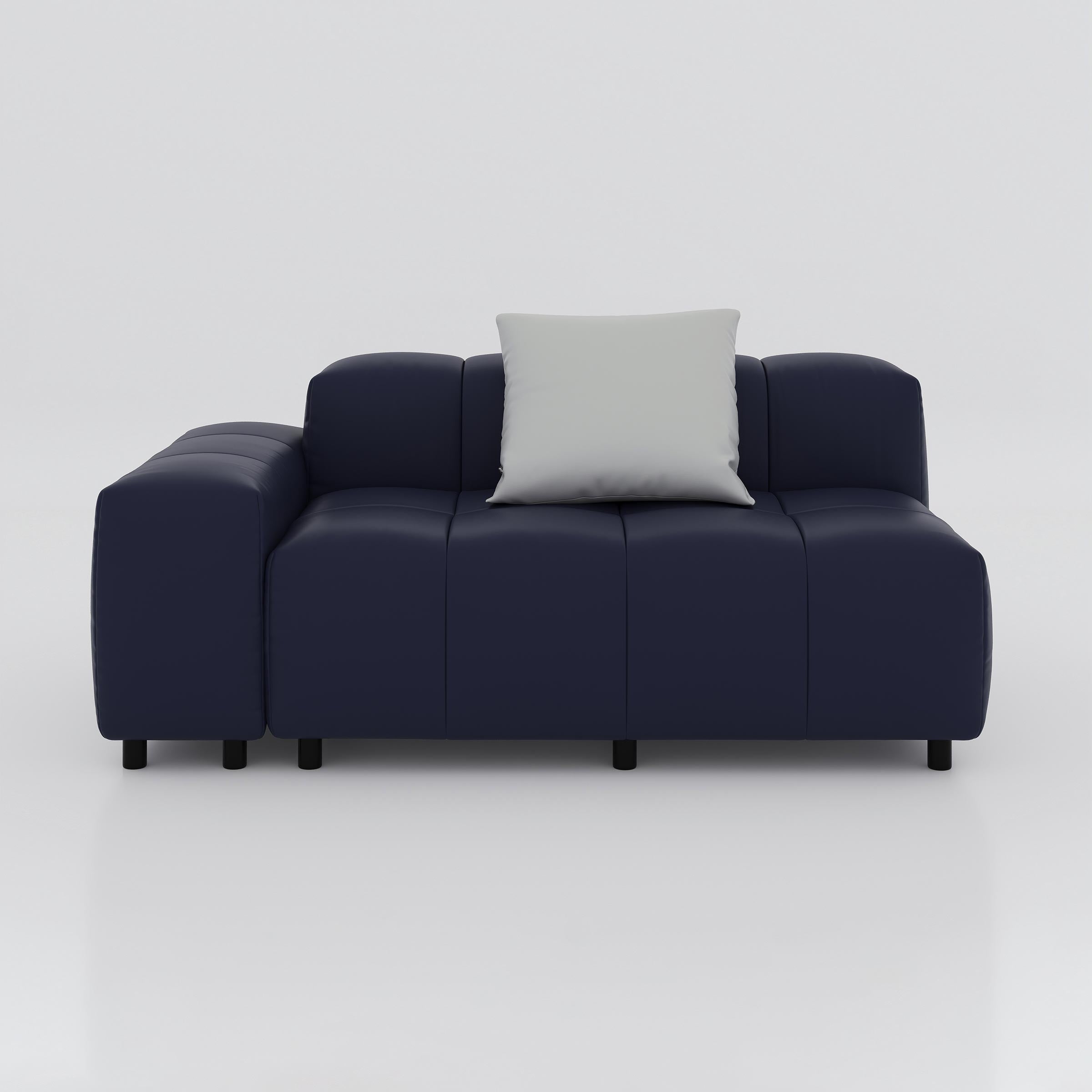 Esran double seater office sofa for reception, executive cabin, waiting room, and workplace lounge