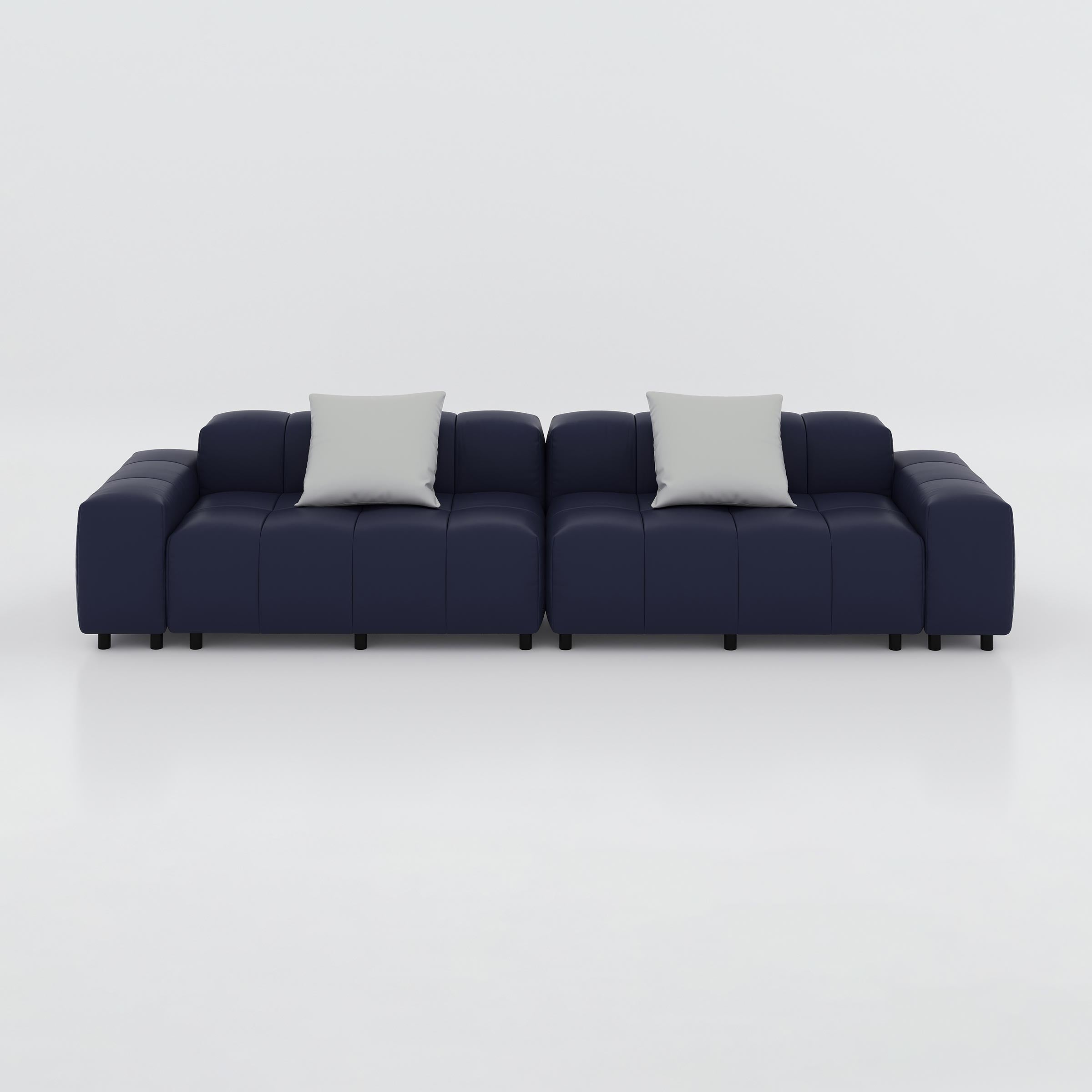 Esran four seater sofa for office reception, visitor lounge, waiting area, and corporate seating