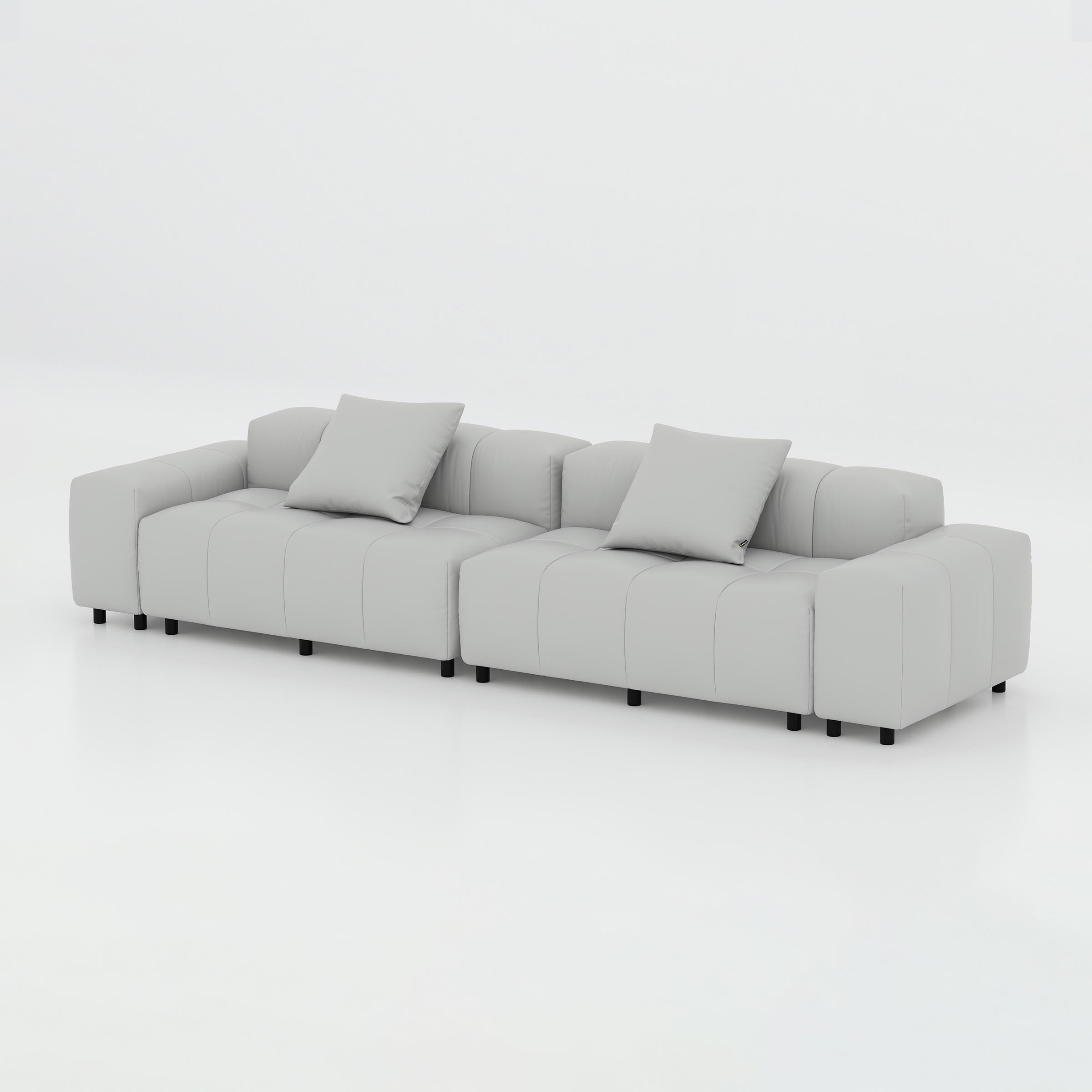 Esran four seater office sofa for reception, waiting room, corporate lounge, and visitor seating