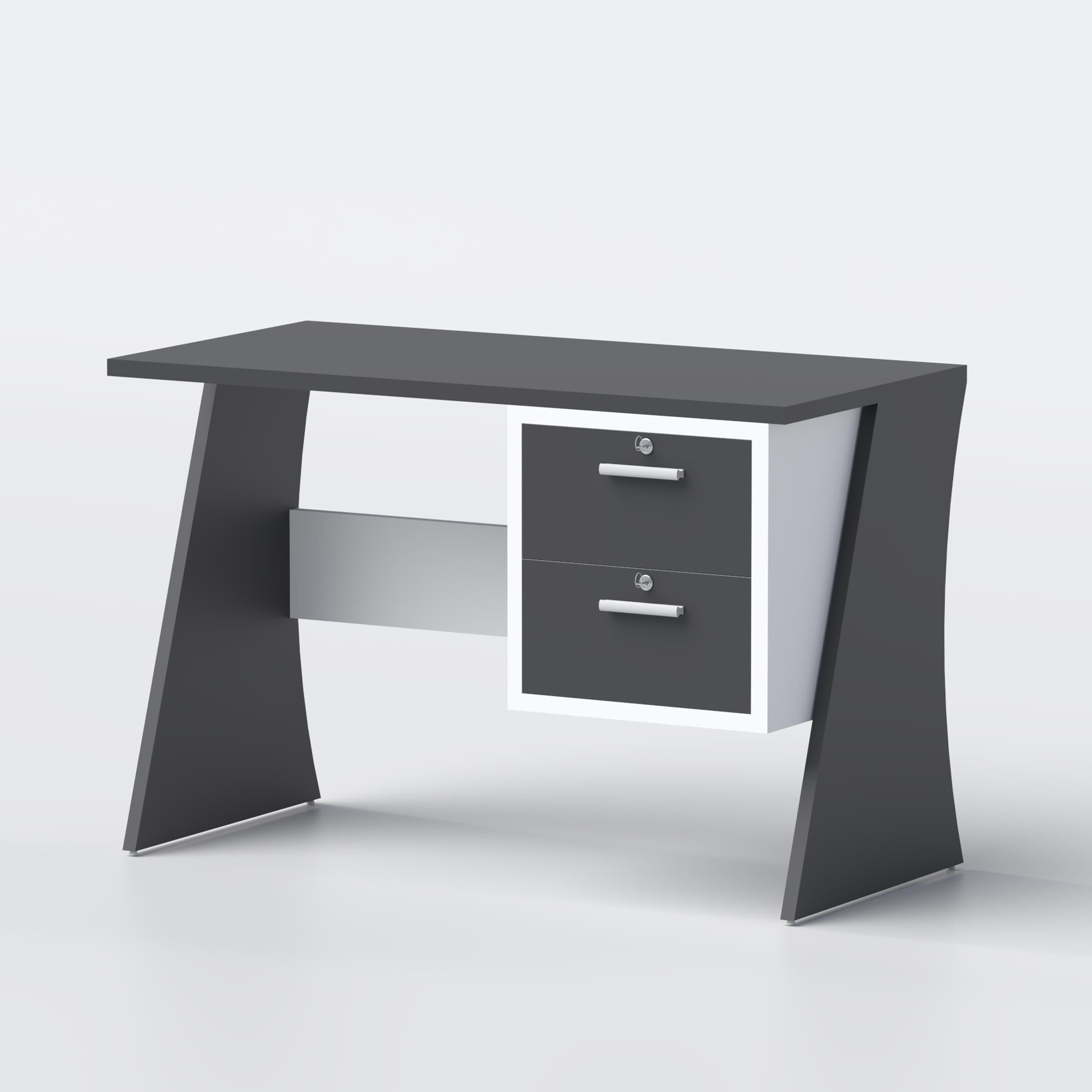 Evrin Study Table with drawers, modern study desk for laptop, books, home office, and student workspace in BD homes now.