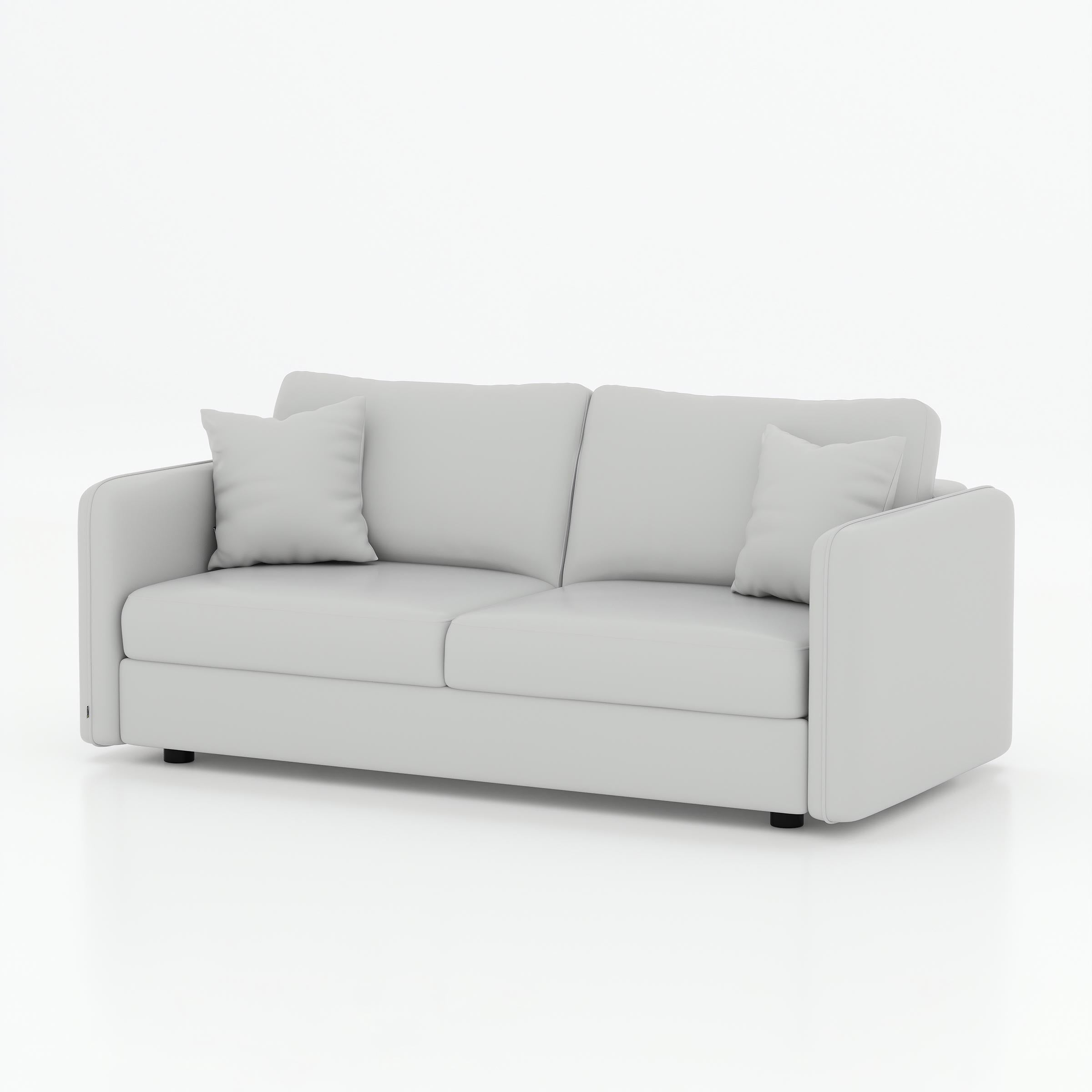 Eyram double sofa with soft seating for living room, office cabin, visitor area, and bedroom