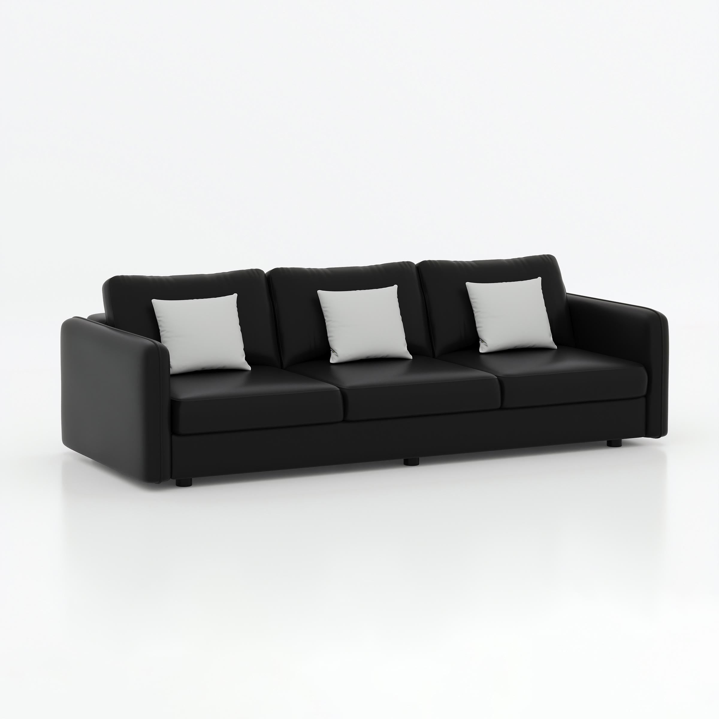Eyram three seater sofa for family room, office cabin, reception, and comfortable guest seating