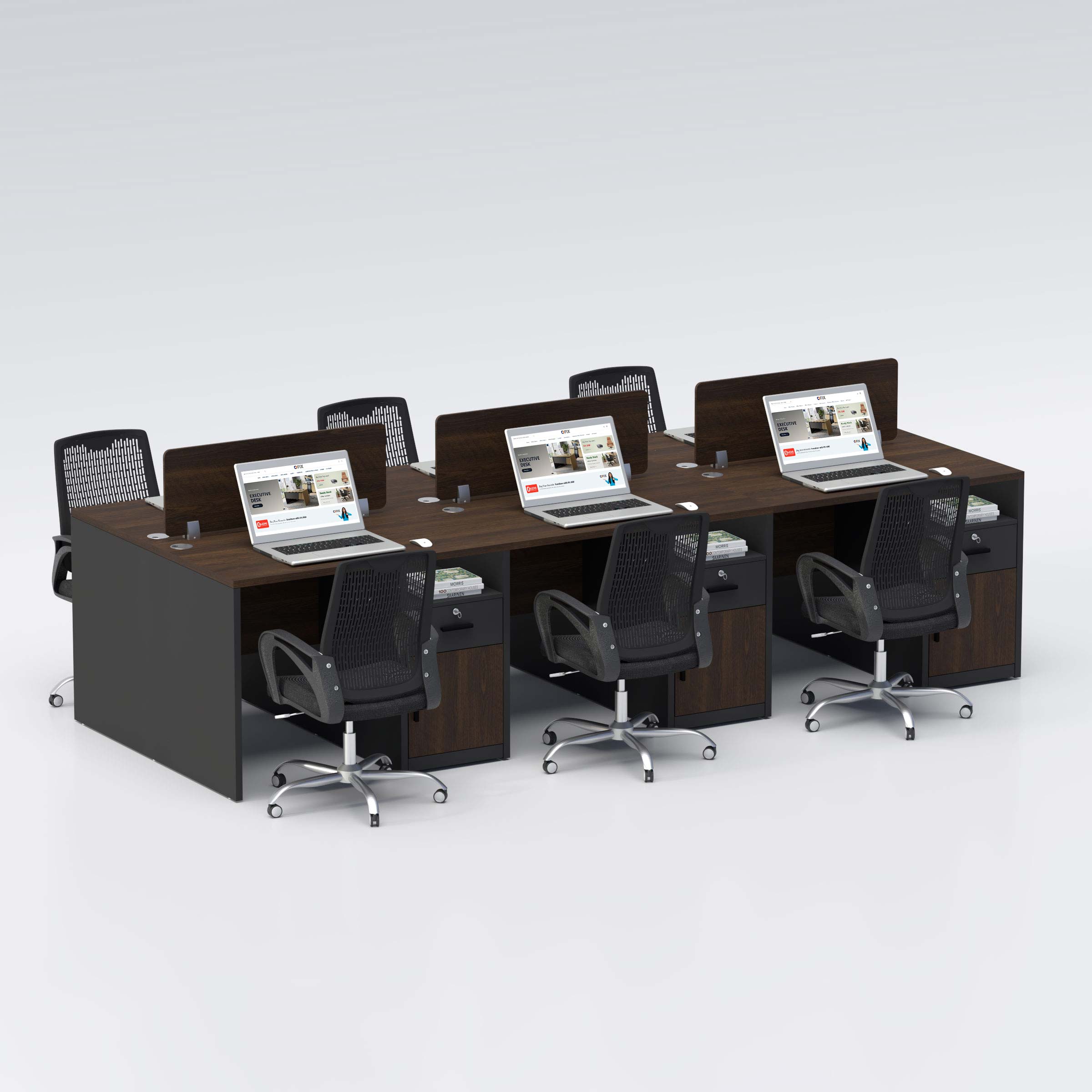 Face to face Six seater Workstation