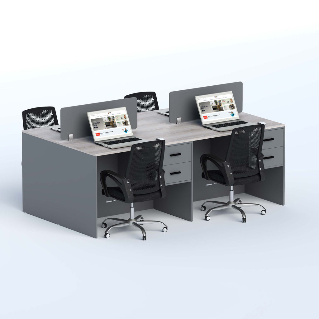  Four seater Workstation