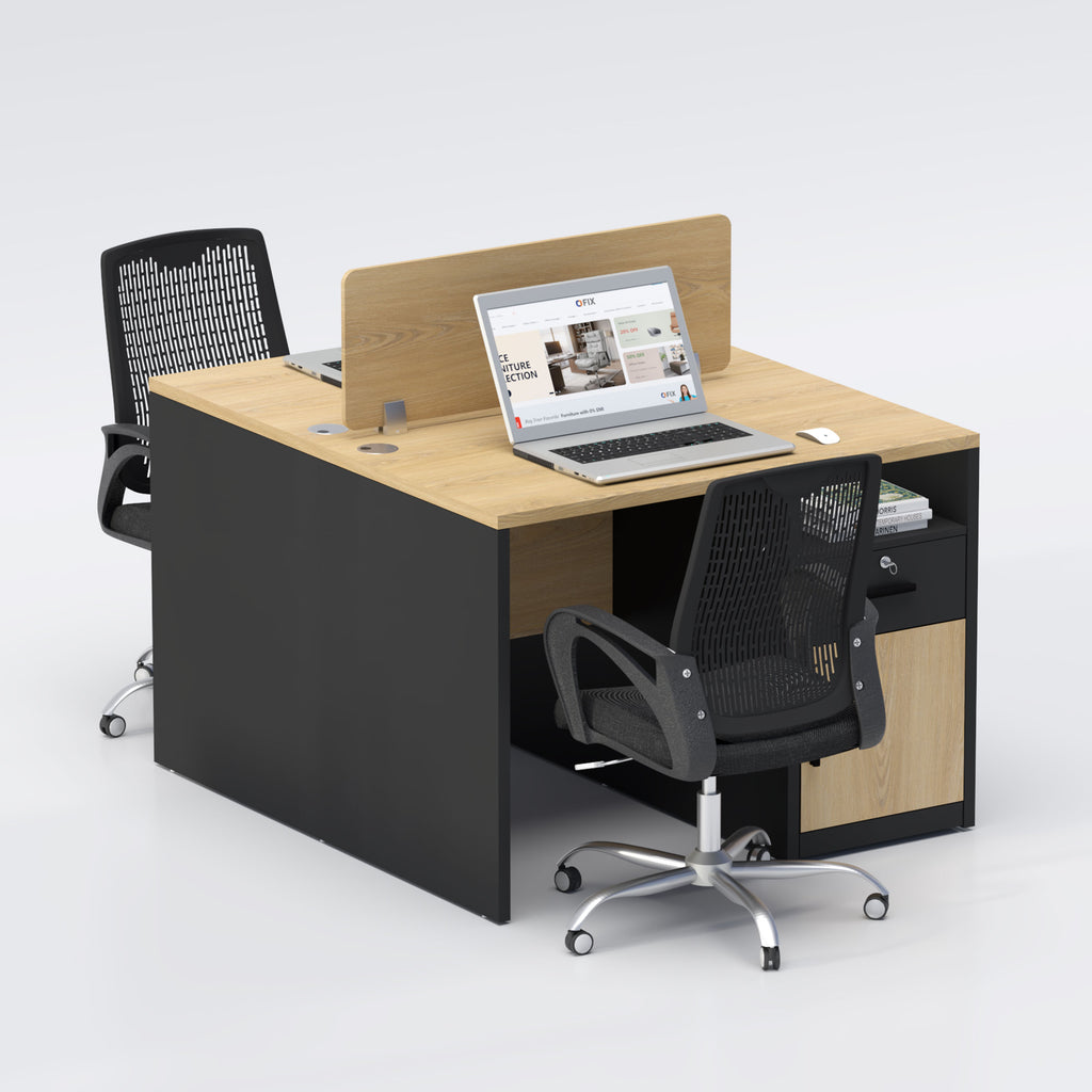 TaskFlow Face to face two seater Workstation