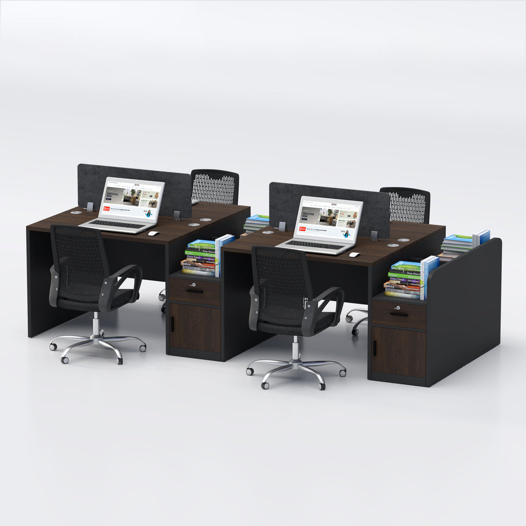 Four Seater Workstation