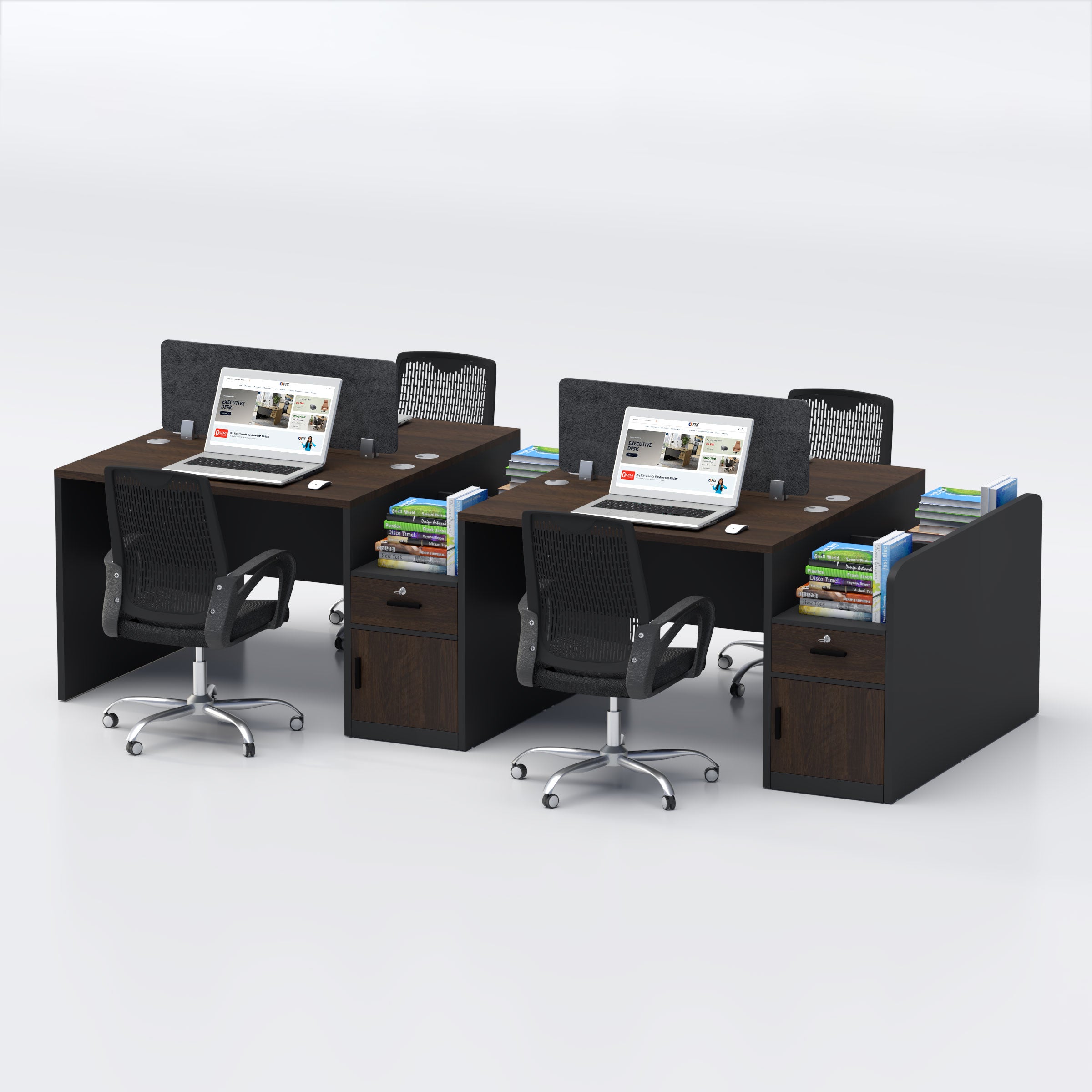 Four Seater Workstation