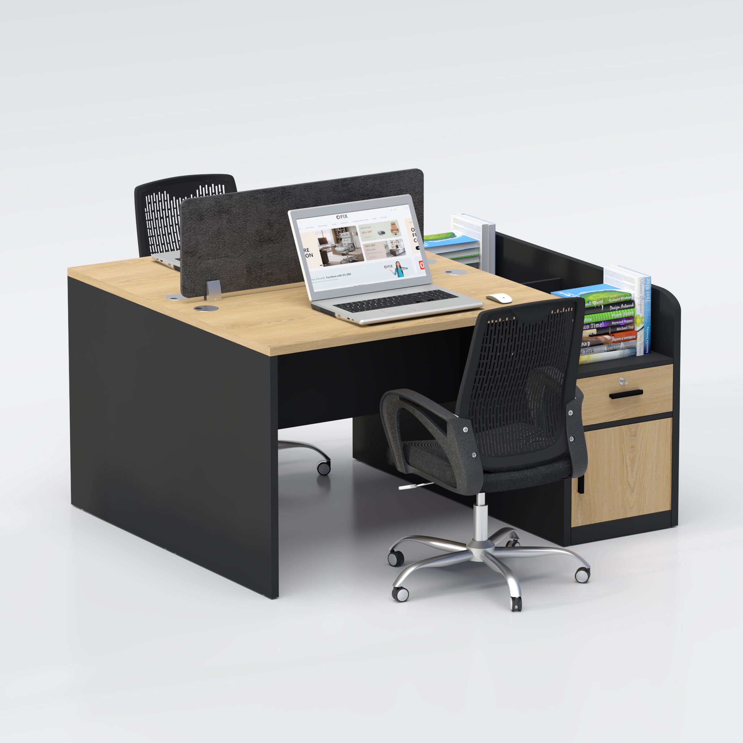 Focus Face to Face Two Seater Workstation