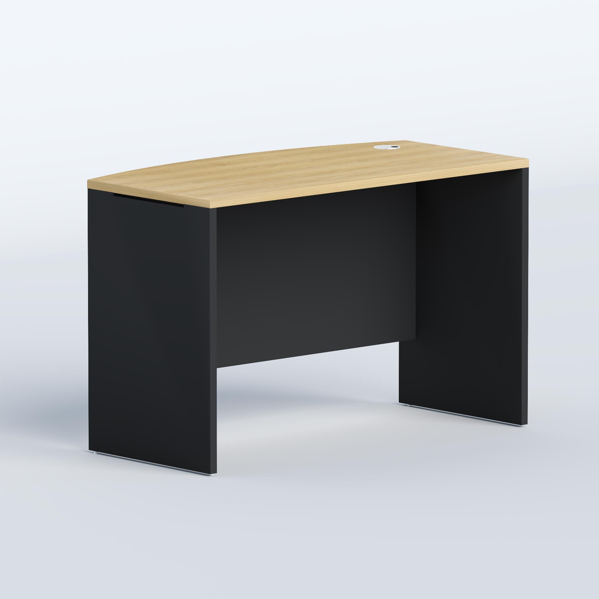 Jalen Executive Desk with compact size smart laptop table for executive office, home office, and business workspace use.