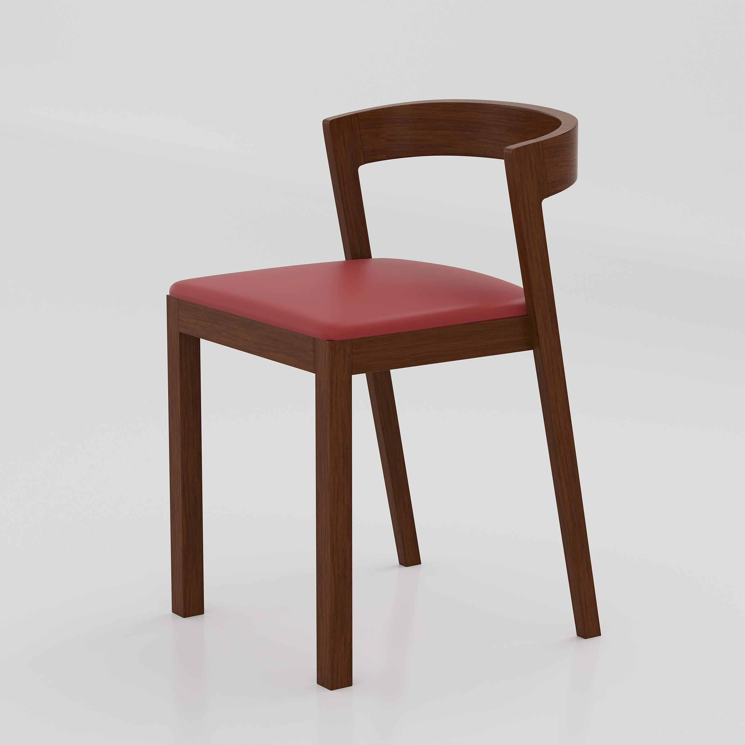 Add elegance and comfort to your dining area with the Jolox Dining Chair, designed with a curved back, smooth Rexine seat, and strong wooden structure.