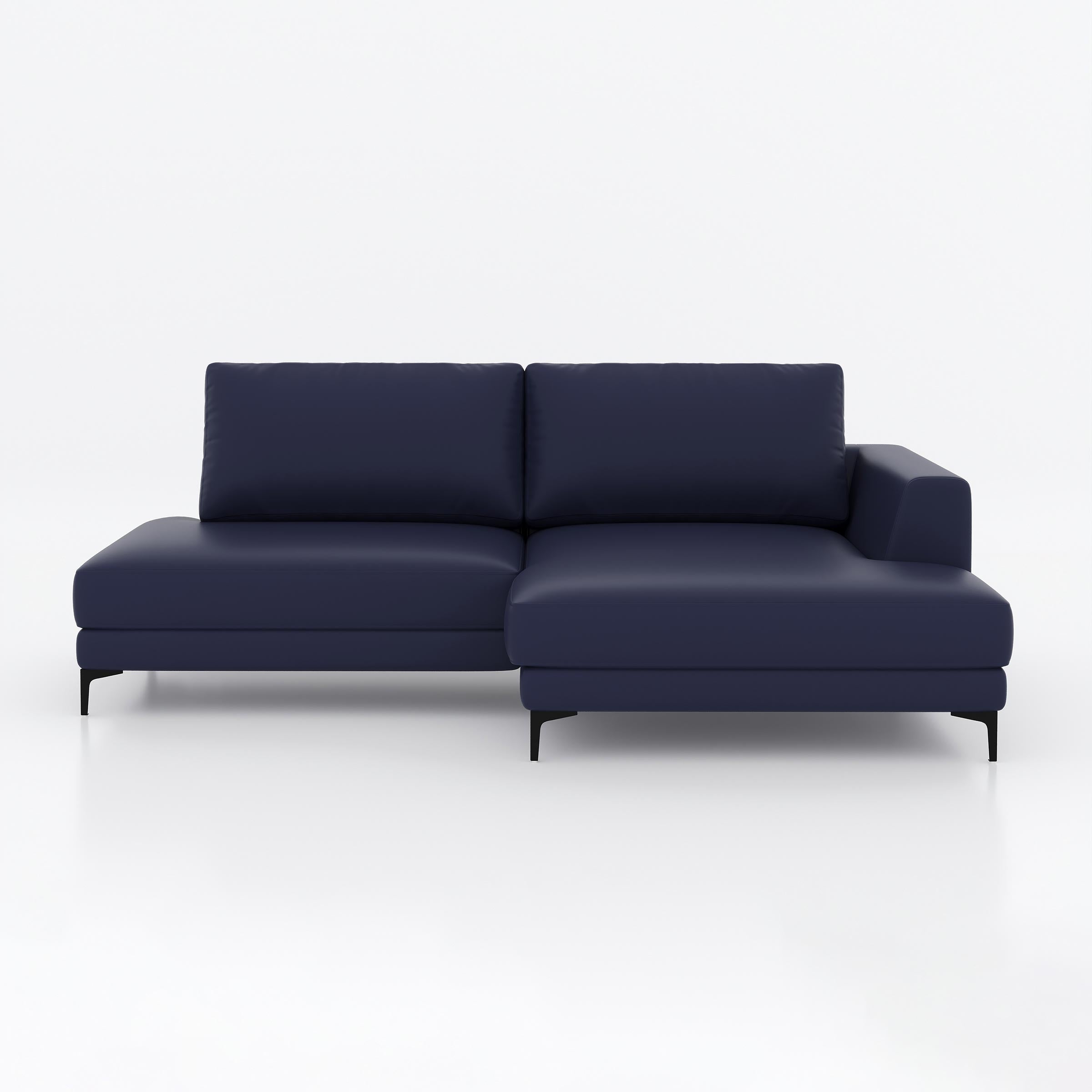 Modern Jolox L shape sofa design with premium rexine finish, comfortable foam seating for stylish home interiors