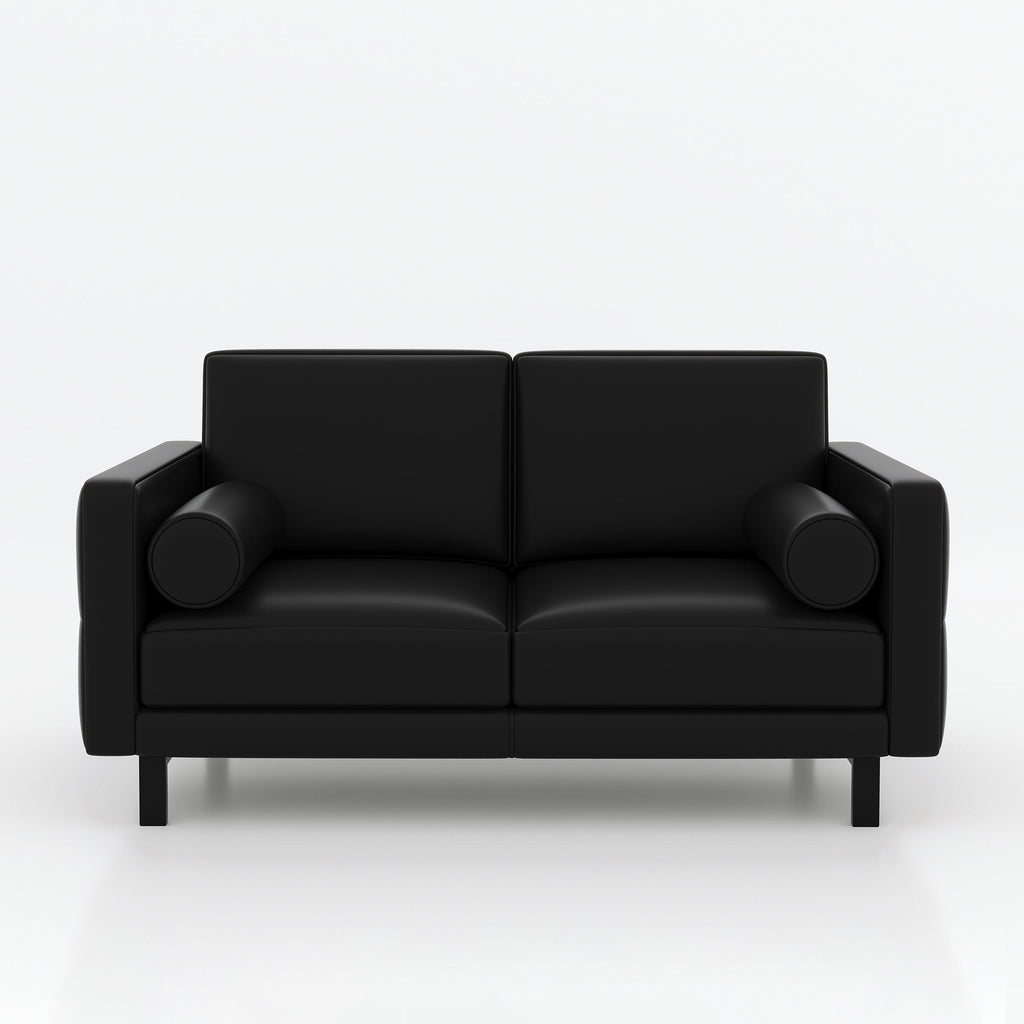 Lysar double seater sofa for office reception, business lounge, waiting room, and meeting space