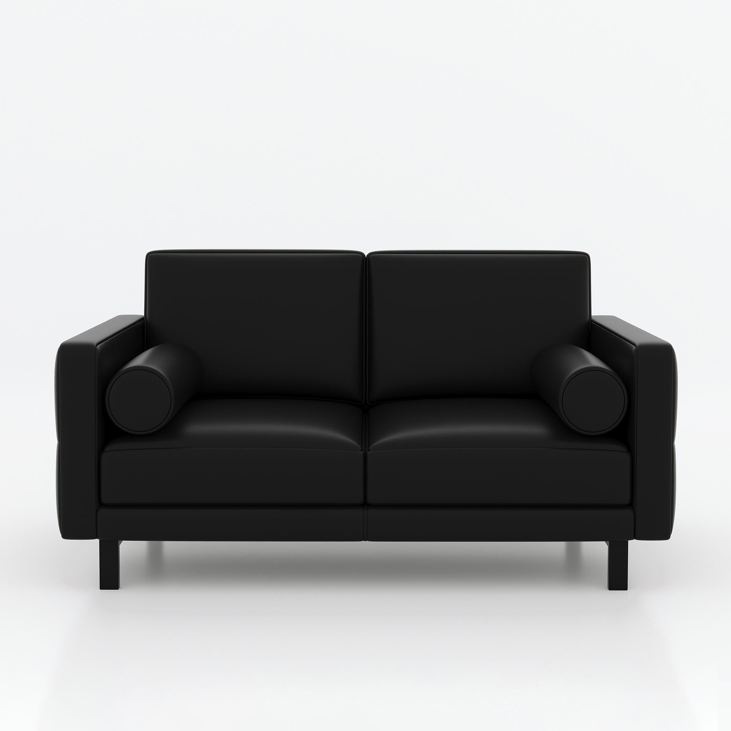 Lysar double seater sofa for office reception, business lounge, waiting room, and meeting space