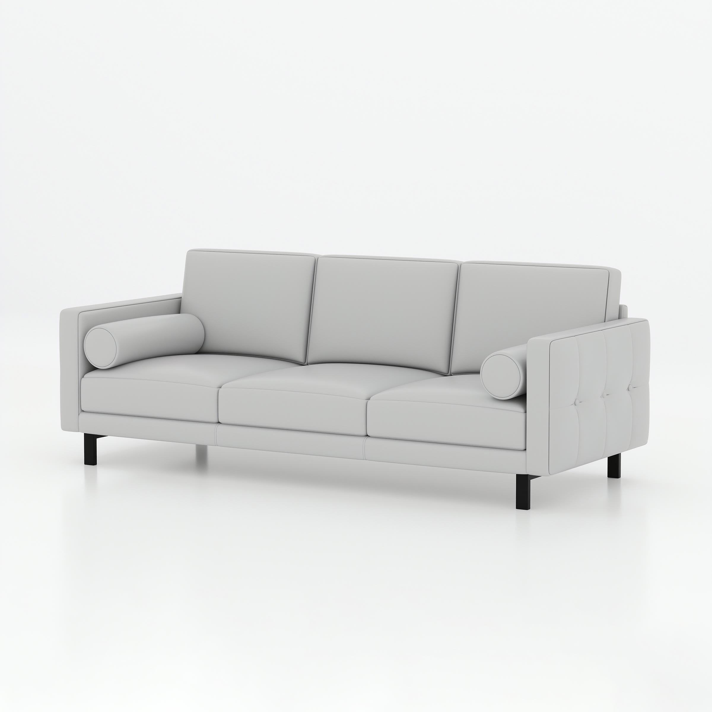 Modern Lysar 3 seater office sofa for reception area, meeting lounge, and workplace visitor seating