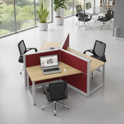 Three Seater Workstation