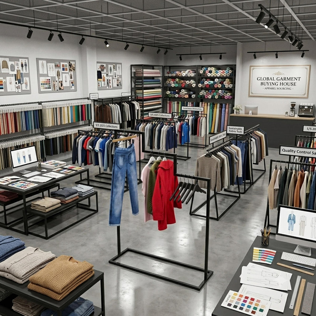 Modern Nivon garment rack featuring graduated hanging sections and a stable rectangular base for displaying clothes by length and category.