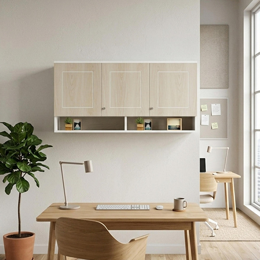 Resultant hanging file cabinet wall mounted office storage with modern design.