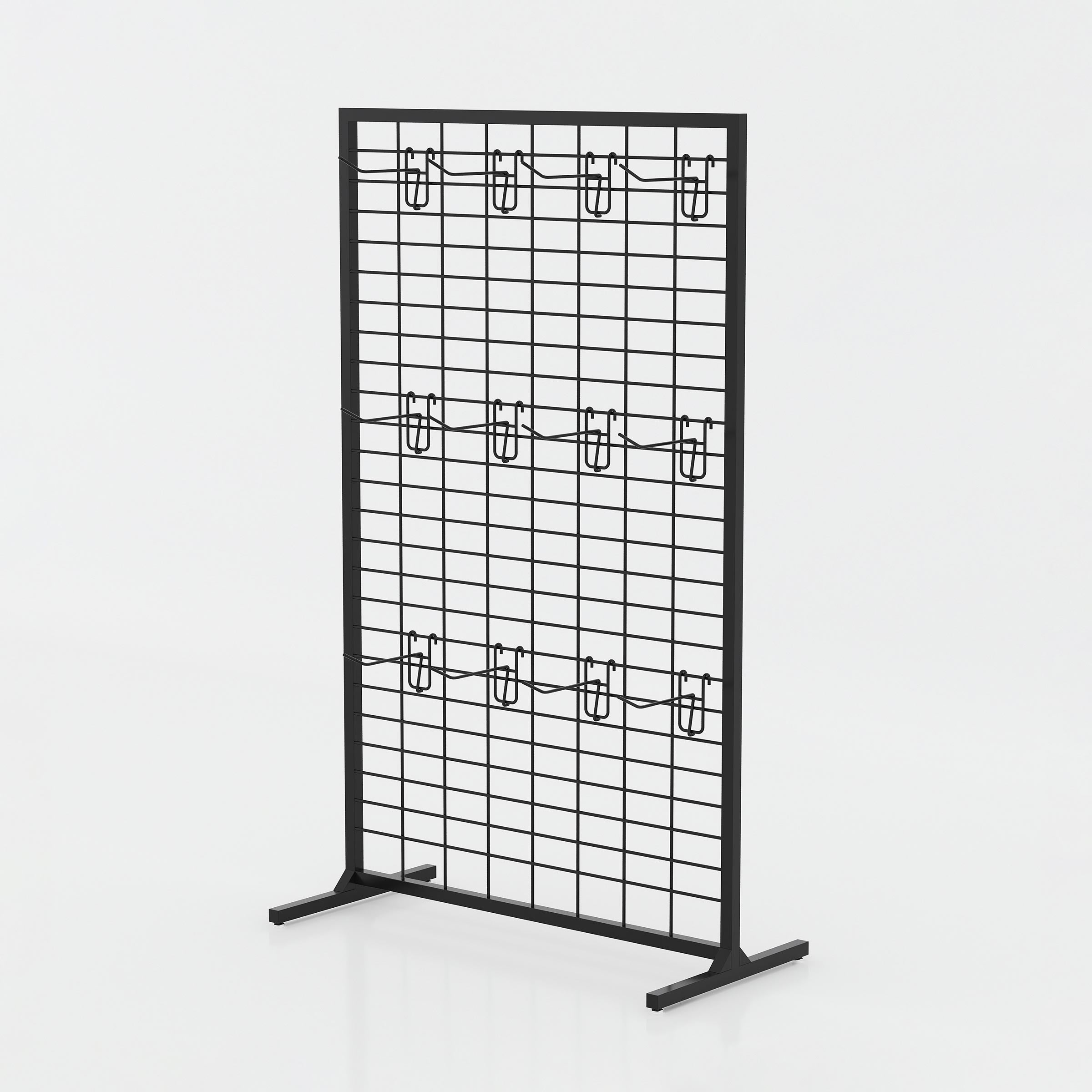 Buy Talix Cloth Stand in Bangladesh with freestanding metal grid, multiple hooks and space-saving vertical design.
