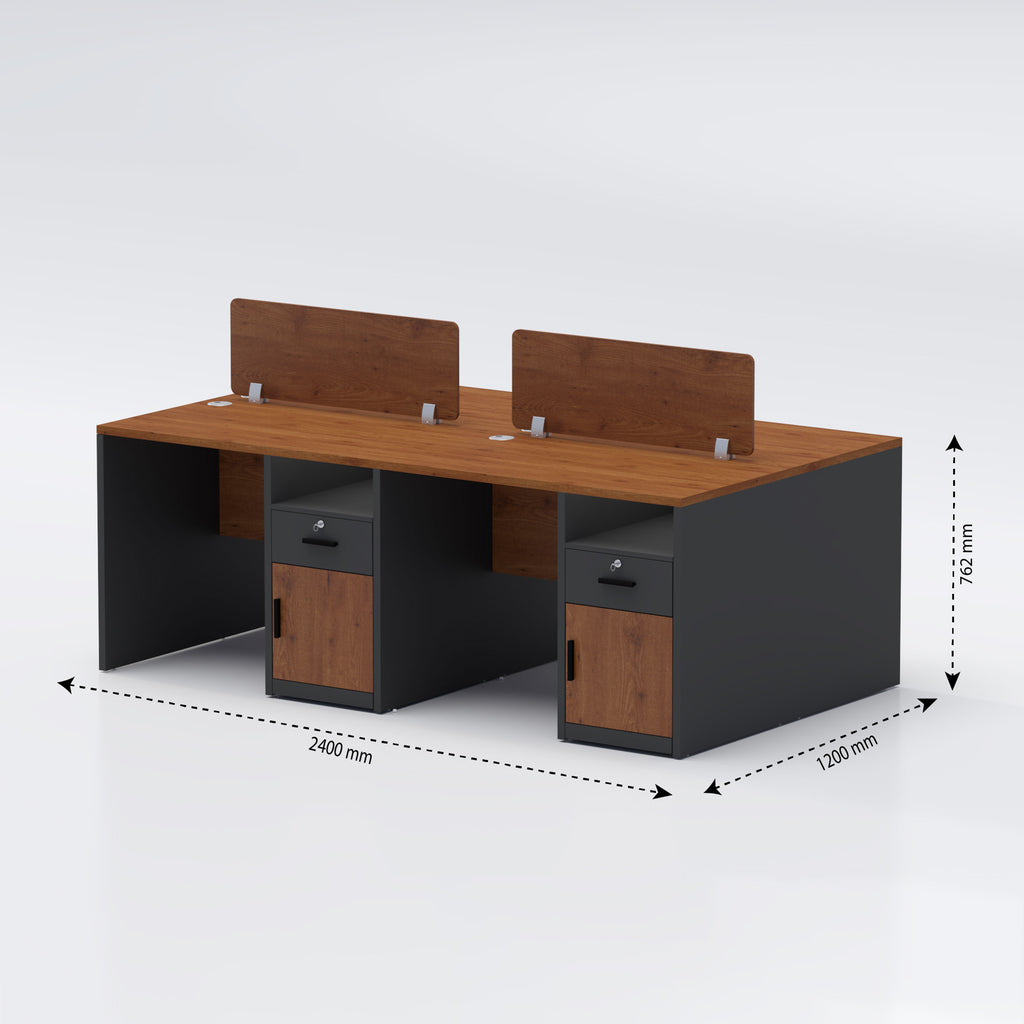 Four seater Workstation