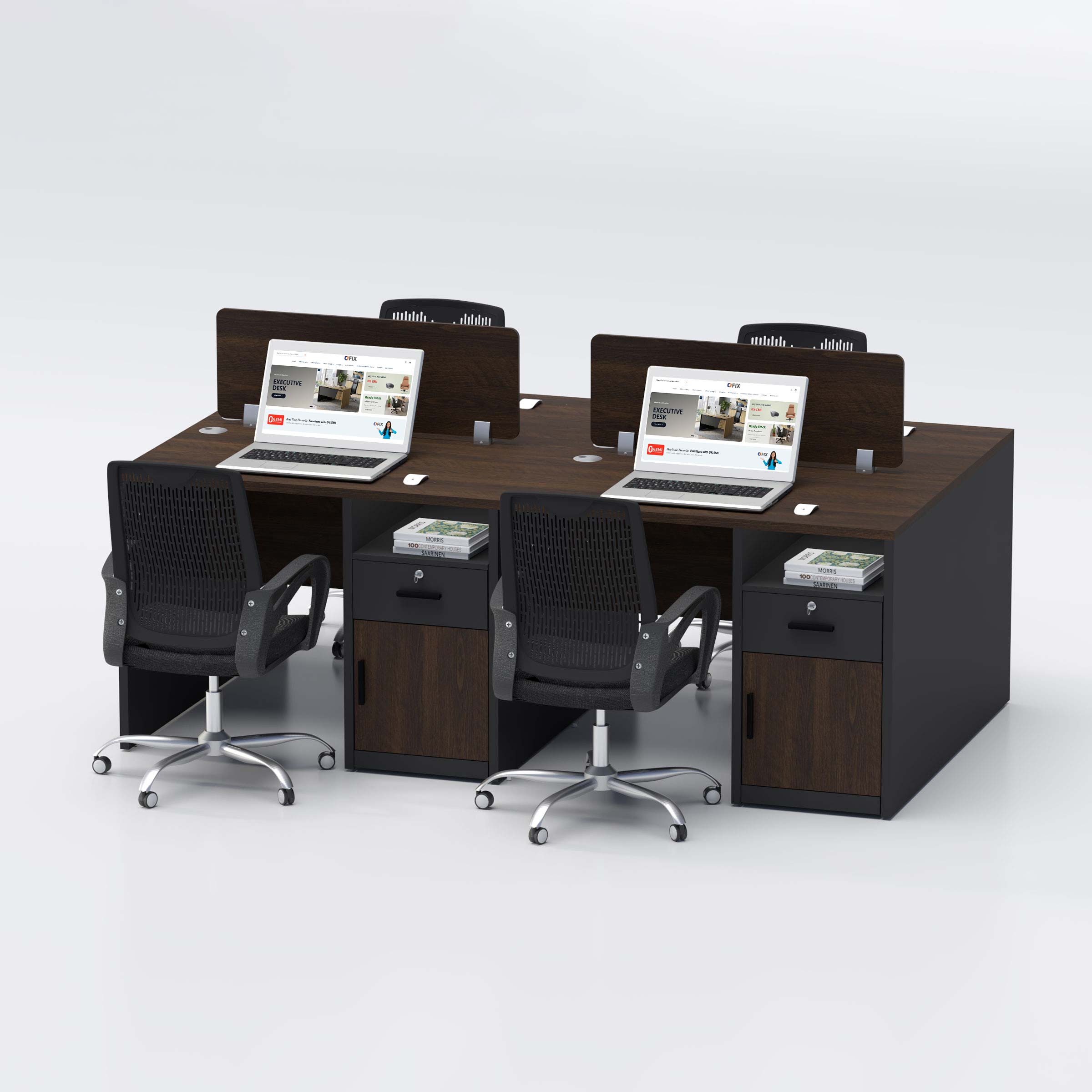 Face to face Four seater Workstation