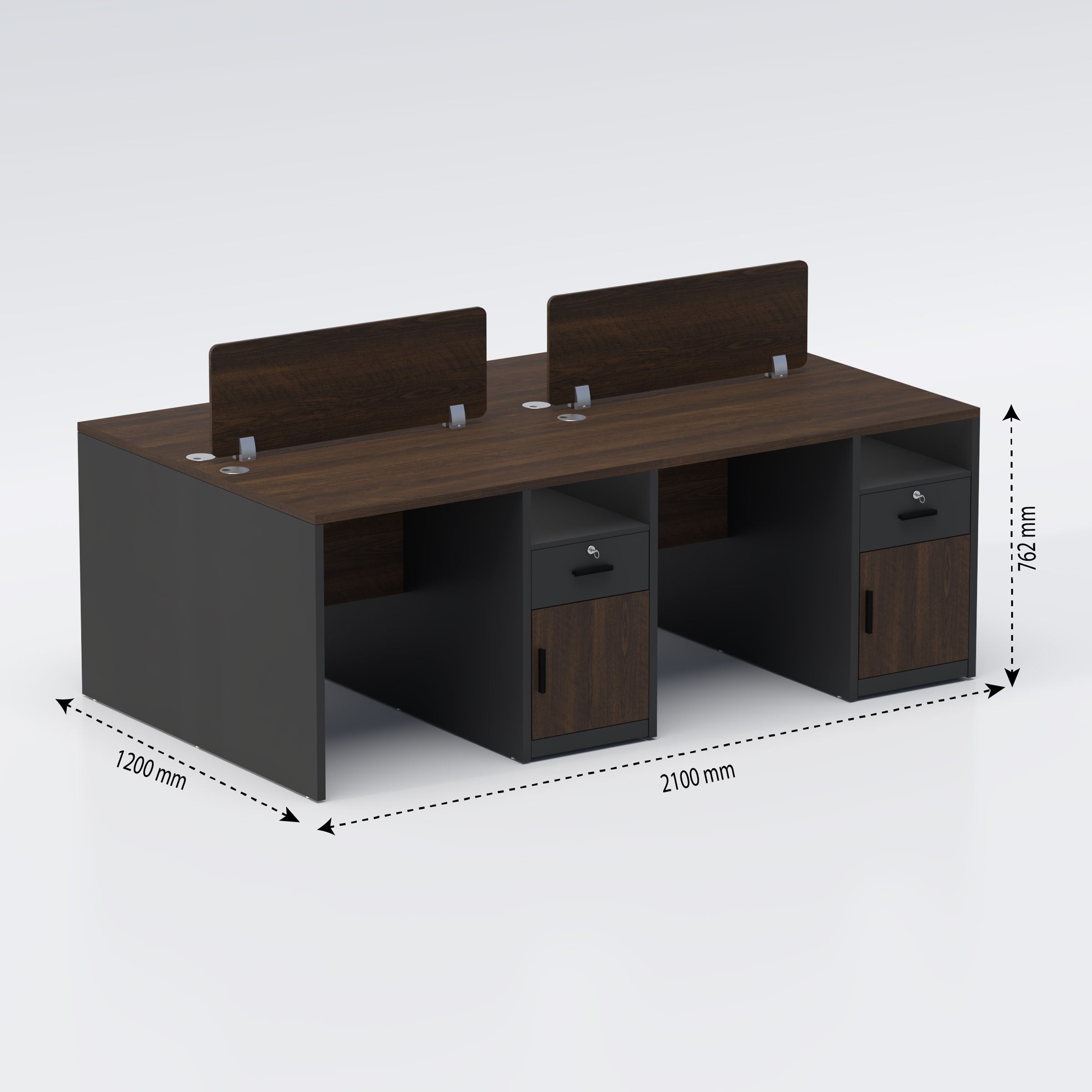 Face to face Four seater Workstation