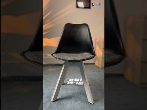 Tulip Indoor Chair- Black