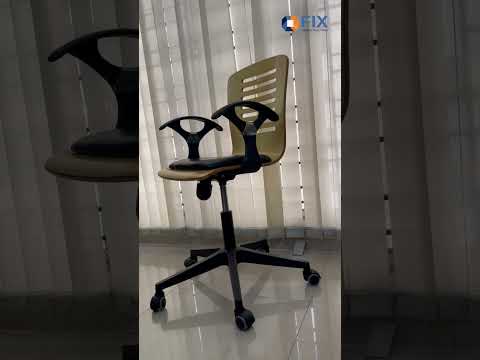 Wooden Back Office Chair